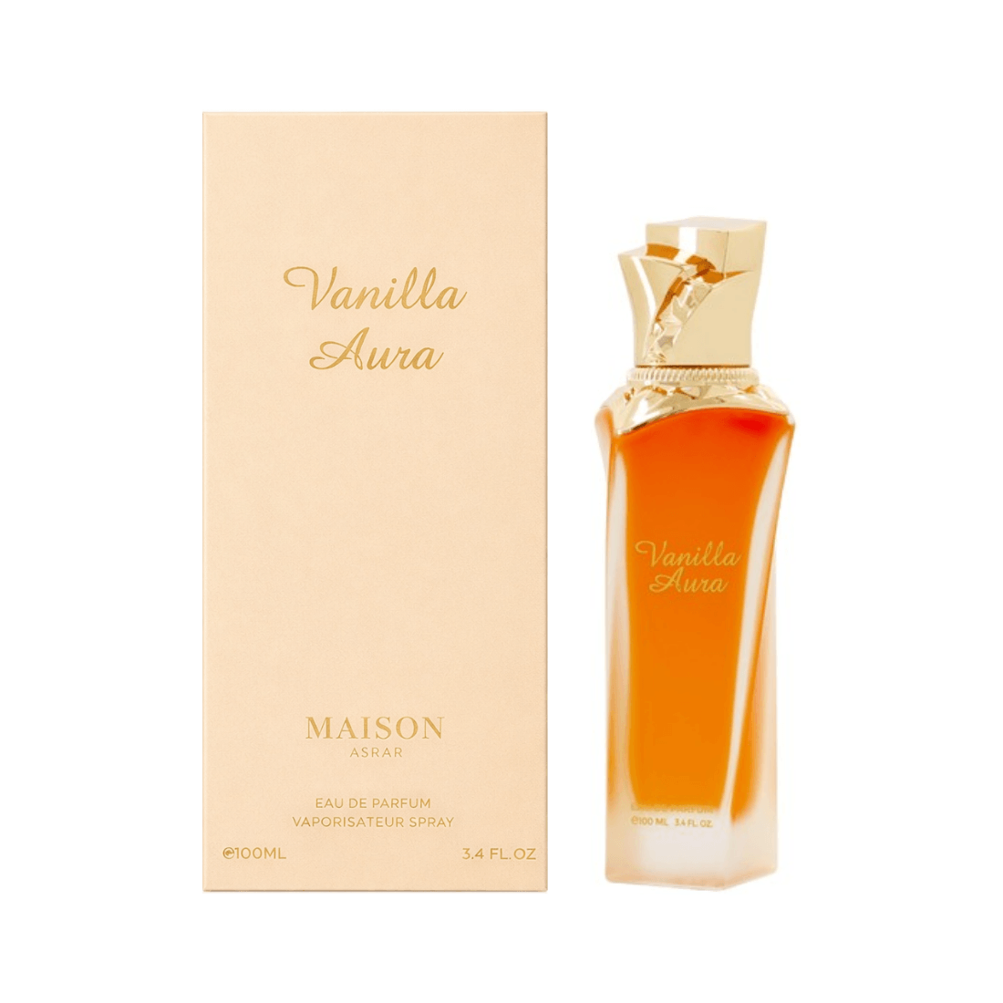 Maison Asrar Vanilla Aura orientalischer Vanilleduft mit Tonka und Sandelholz