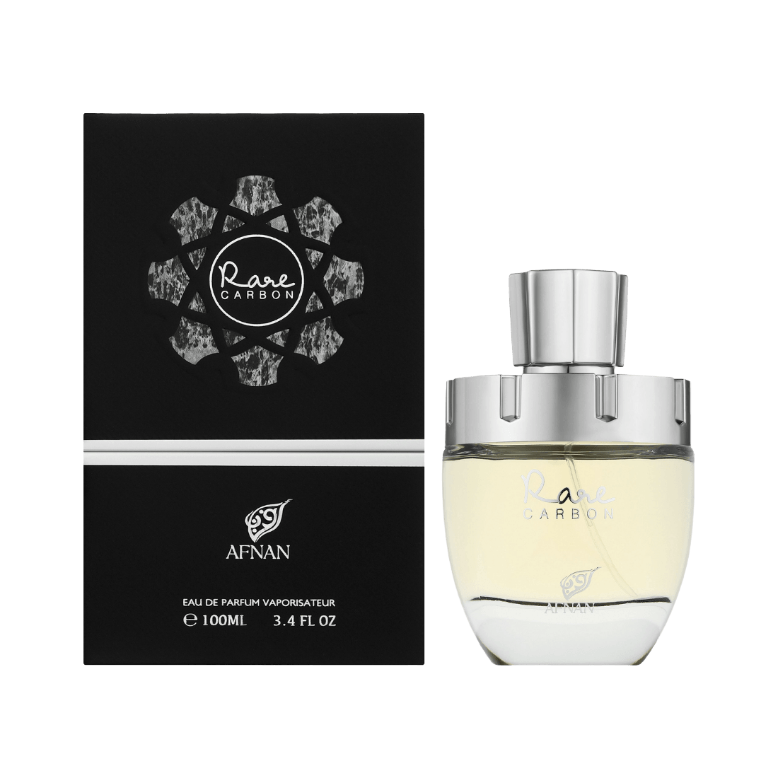 Afnan Rare Carbon rauchiger Herrenduft mit Rose, Sandelholz und Oud