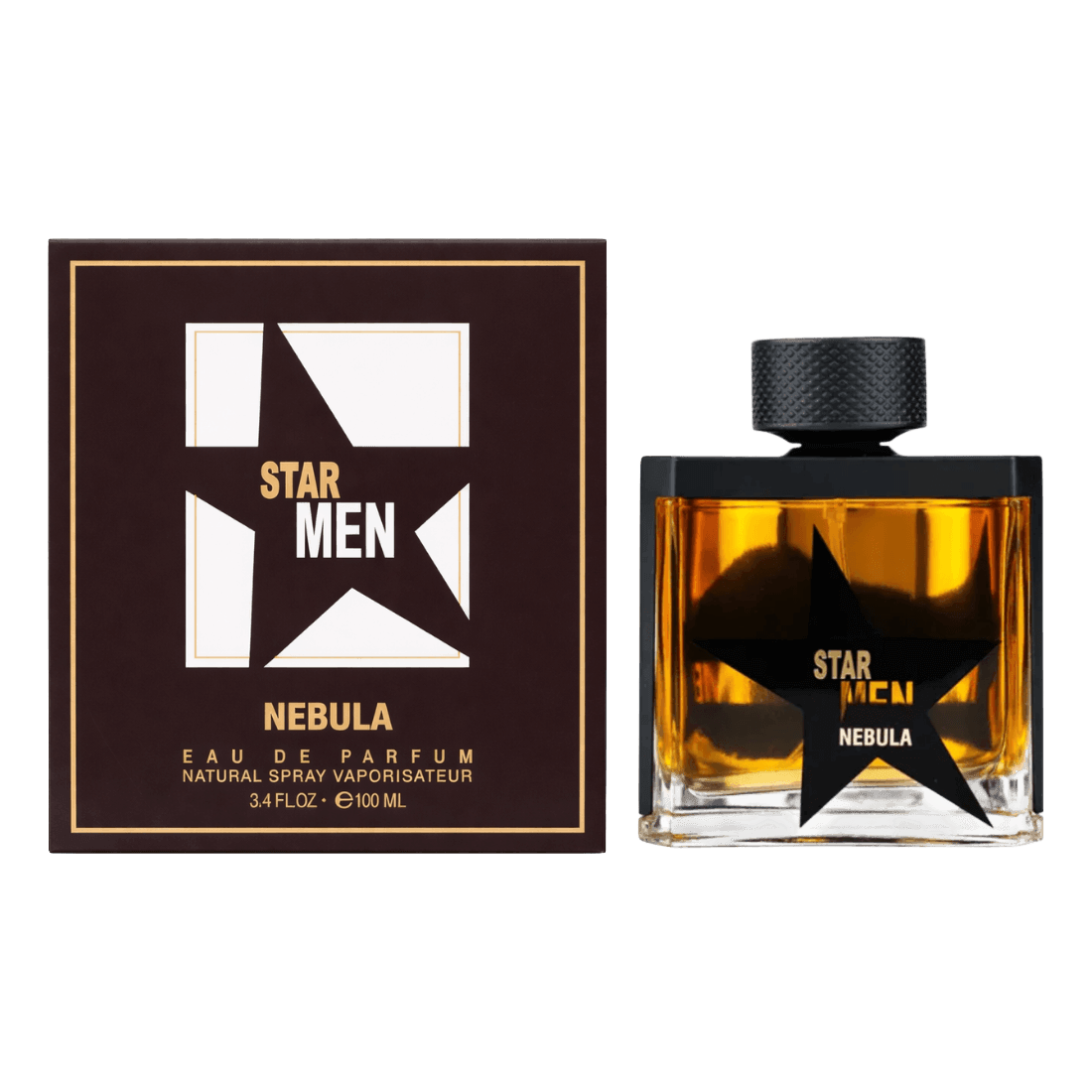 Fragrance World Star Men Nebula Herrenduft mit Amber, Holz und Moschus