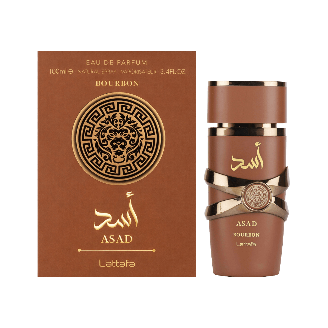 Lattafa Asad Bourbon Herrenduft mit Amber, Holz und Tabak