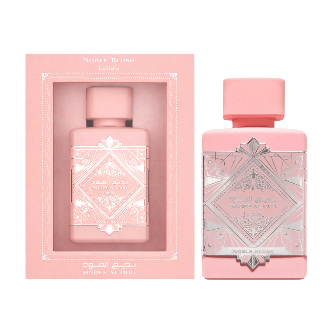Lattafa Badee Al Oud Noble Blush cremiger Damenduft mit Baiser und Vanille
