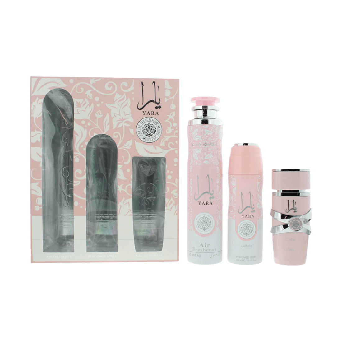 Lattafa Yara 3-Piece Gift Set Damenset mit Vanille und Moschus