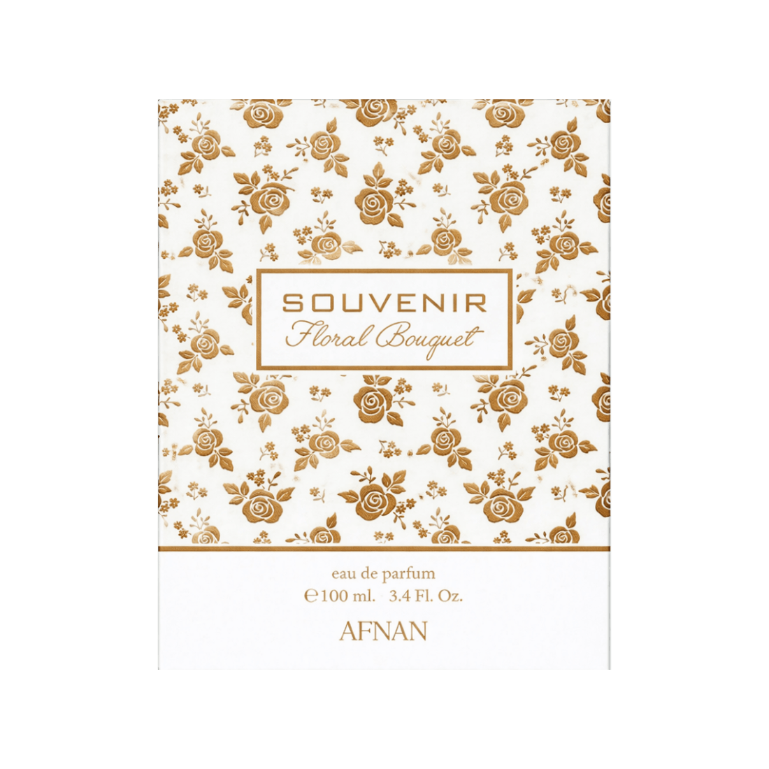 Afnan Souvenir Floral Bouquet elegant mit Vanille, Moschus und Kaschmirholz
