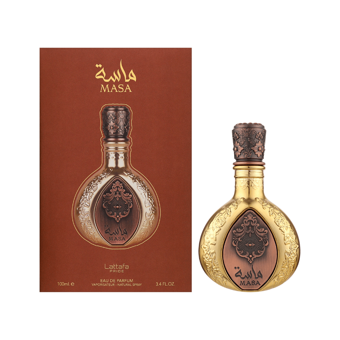 Lattafa Pride Masa fruchtig-würziger Unisex-Duft mit Oud und Vanille
