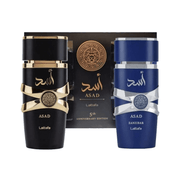 Lattafa Asad Anniversary Set arabisches Parfum-Set mit maskuliner Wärme