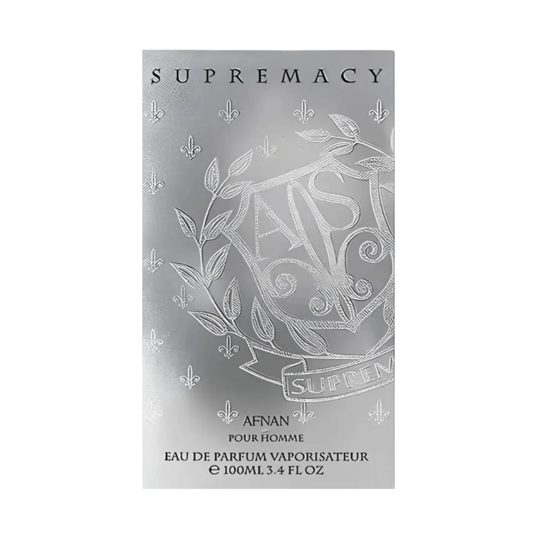 Afnan Supremacy Silver langanhaltend mit Moschus, Ambergris und Vanille