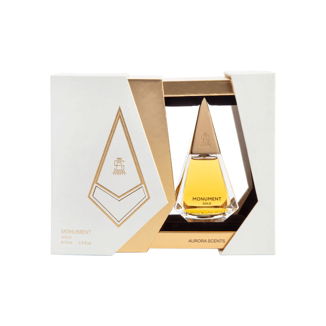 Aurora Scents Monument Gold Unisex-Parfum mit Zitrus, Blüten und süßer Holzbasis