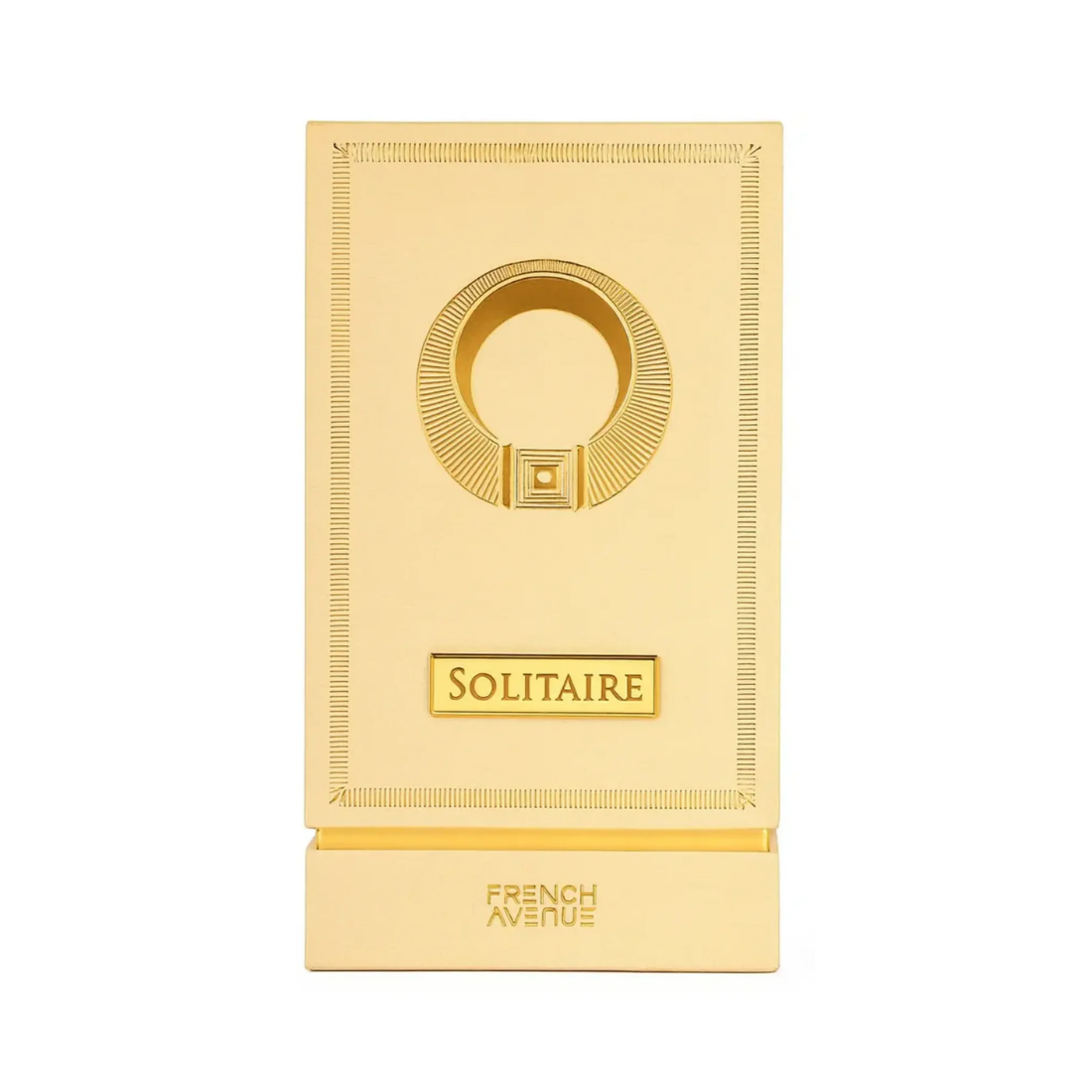 French Avenue Solitaire langanhaltend mit Holz, Moschus und moderner Tiefe