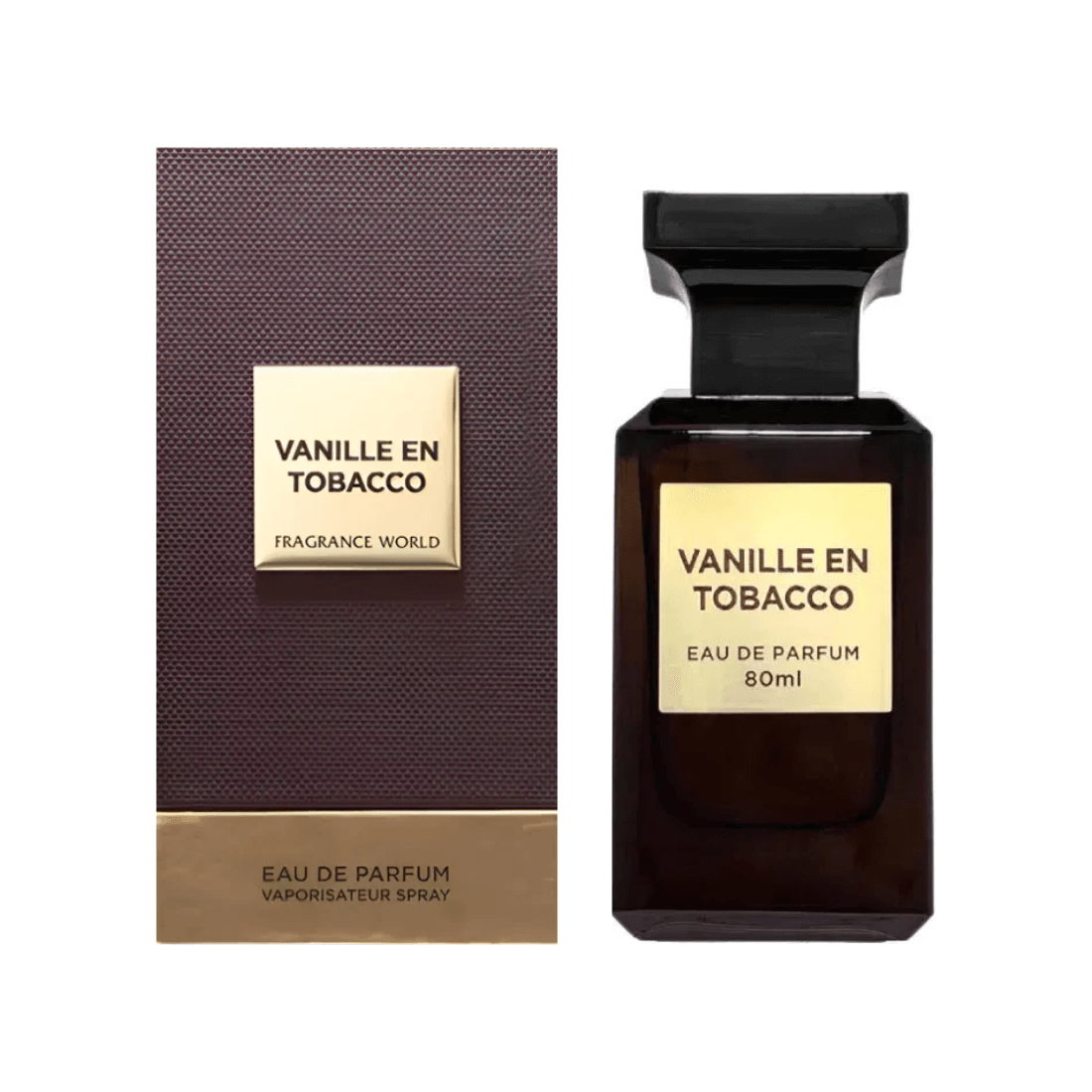 Fragrance World Vanille En Tobacco würzig-süßer Unisex-Duft mit Tonka