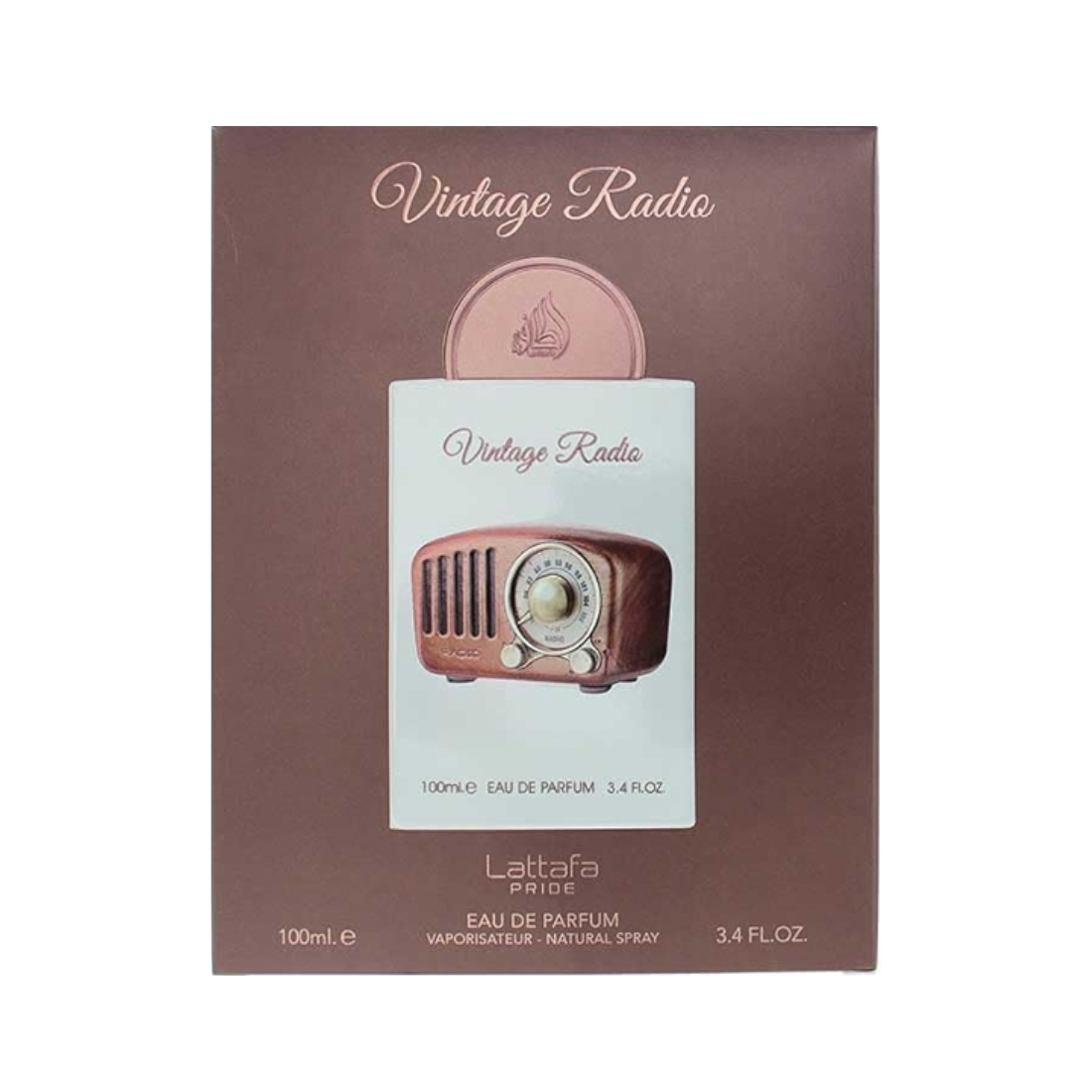 Lattafa Pride Vintage Radio langanhaltend mit Palo Santo und schwarzem Pfeffer