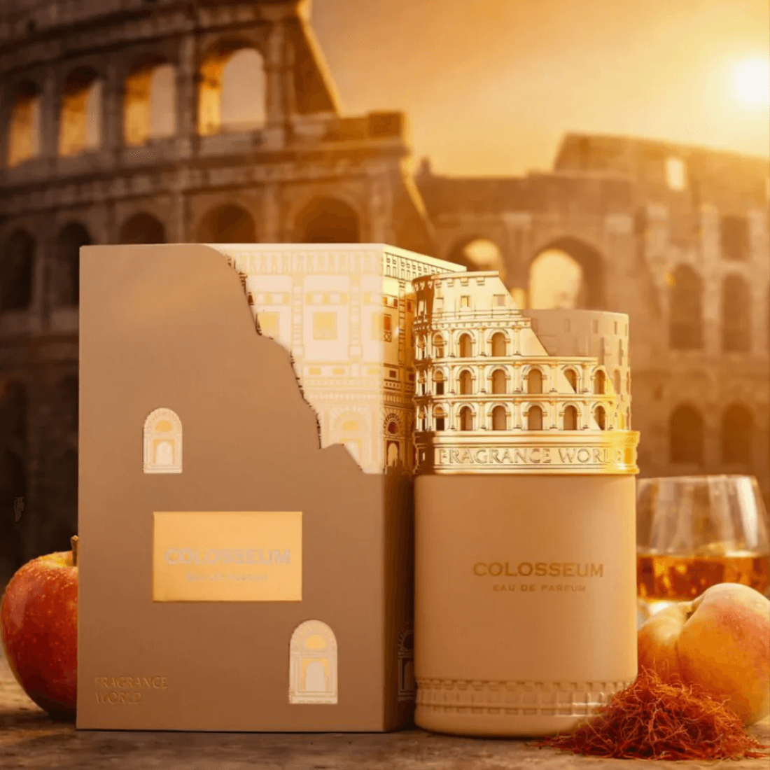 Fragrance World Colosseum intensiver Unisex-Duft mit Apfel, Tonka und Wärme