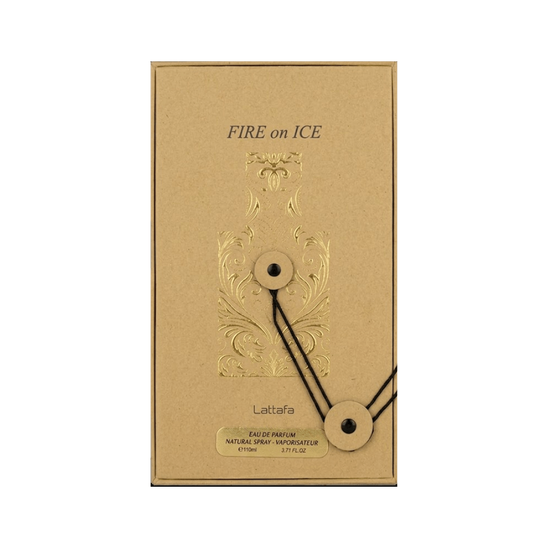 Lattafa Fire On Ice langanhaltend mit Moschus, Holz und Tiefe