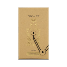 Lattafa Fire On Ice langanhaltend mit Moschus, Holz und Tiefe