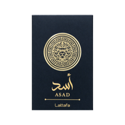 Lattafa Asad arabisches Parfum mit Vanille, Amber und trockenem Holz