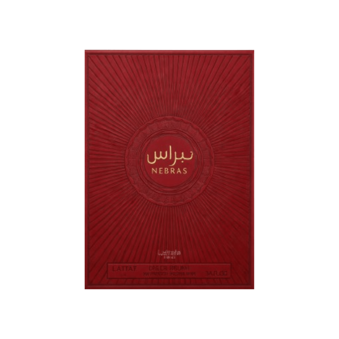 Lattafa Pride Nebras arabisches Parfum mit Amber, Moschus und Zucker
