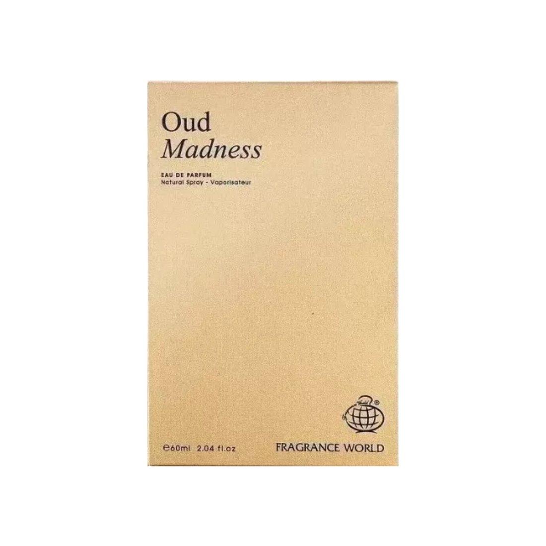Fragrance World Oud Madness intensiver Unisex-Duft mit Benzoin, Labdanum und Vanille