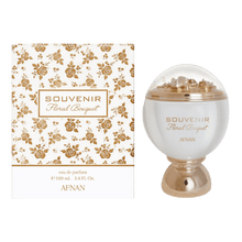 Afnan Souvenir Floral Bouquet blumiger Damenduft mit Rose und Pfingstrose