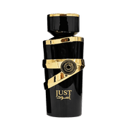 Fragrance World Just Aswad mit dunkler Würze, Amber und Holz