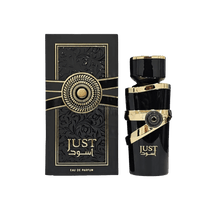 Fragrance World Just Aswad orientalischer Unisex-Duft mit Moschus und Tiefe