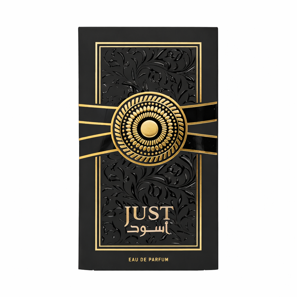 Fragrance World Just Aswad langanhaltender Abendduft mit schwarzer Basis