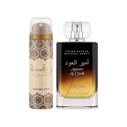 Lattafa Ameer Al Oudh Set mit Oud, Vanille und rauchiger Wärme