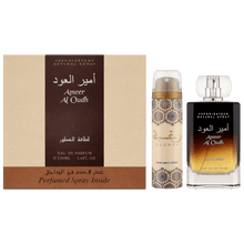 Lattafa Ameer Al Oudh Set arabisches Parfum mit Holz und Amber