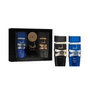Lattafa Asad Anniversary Set Geschenkset mit Amber, Tabak und Vanille