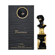 Lattafa His Confession Herrenduft mit Iris, Zypresse und Benzoin