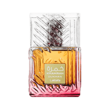 Lattafa Khamrah Dukhan mit Rauch, Gewürzen und süßer Amberwärme