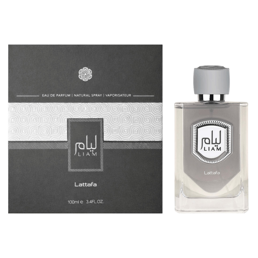 Lattafa Liam Grey würzig-holziger Unisex-Duft mit Iris und Vetiver