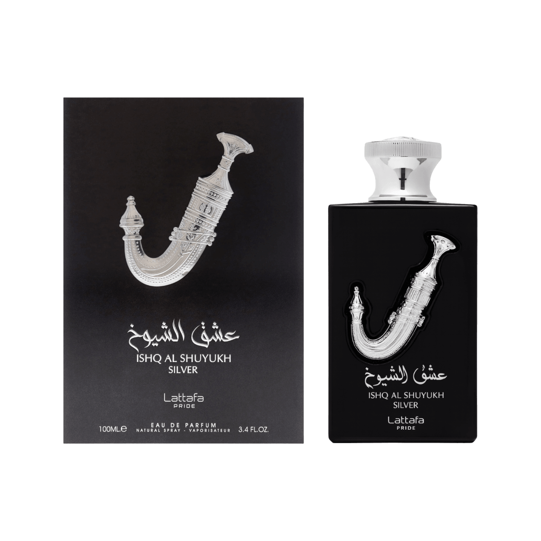Lattafa Pride Ishq Al Shuyukh Silver würziger Unisex-Duft mit Vanille