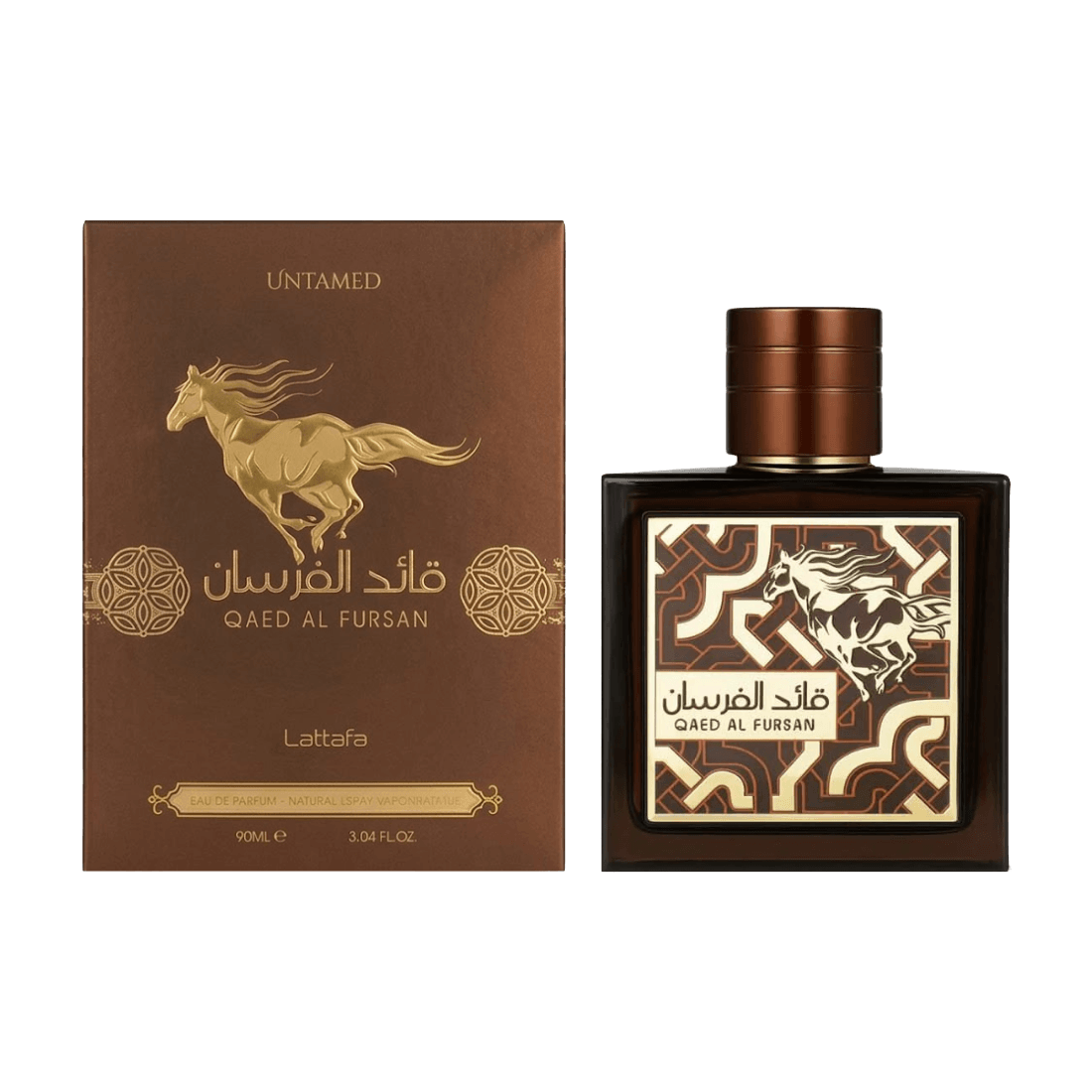 Lattafa Qaed Al Fursan Untamed fruchtig-holziger Unisex-Duft mit Amber