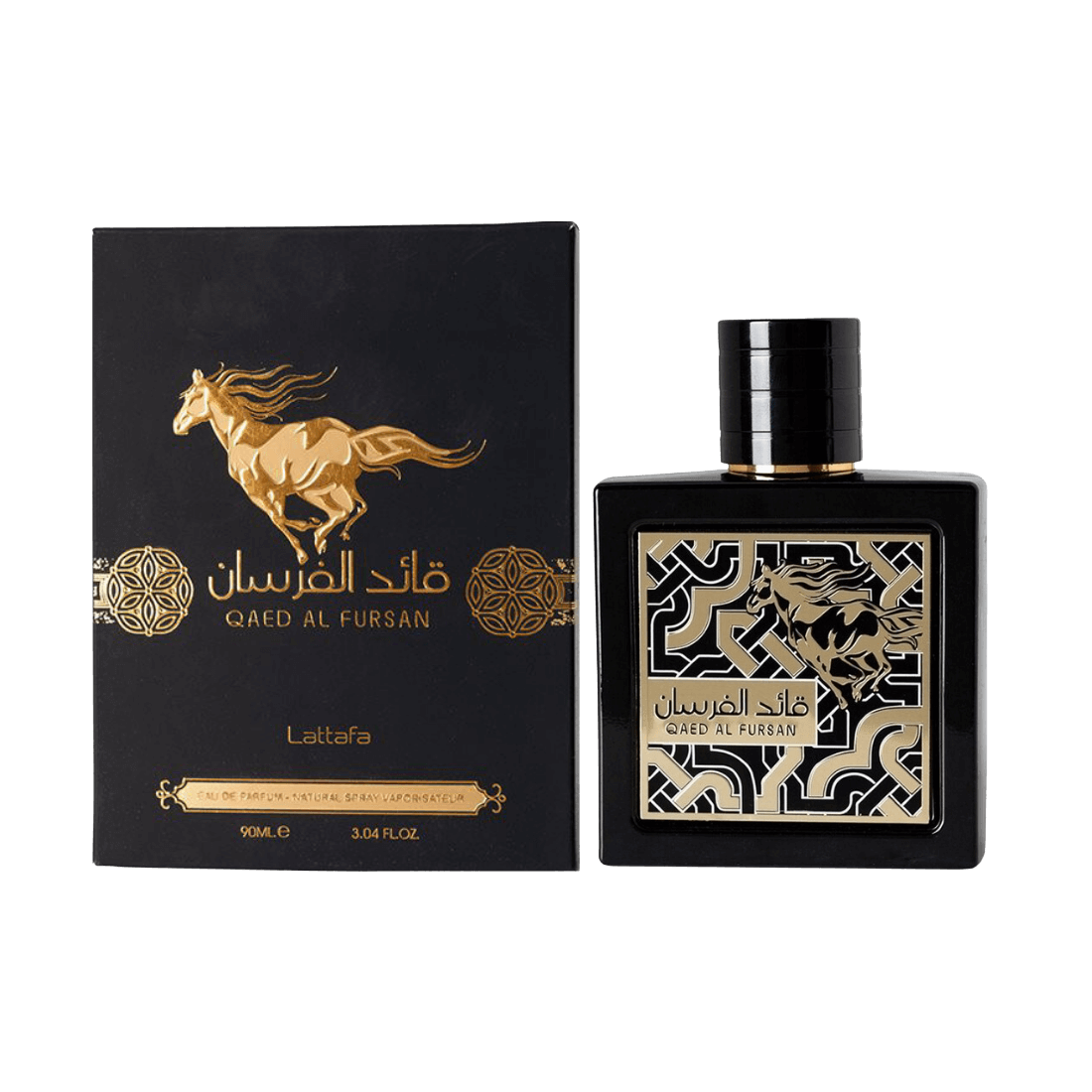 Lattafa Qaed Al Fursan süß-holziger Duft mit Amber, Oud und Vanille