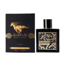 Lattafa Qaed Al Fursan süß-holziger Duft mit Amber, Oud und Vanille