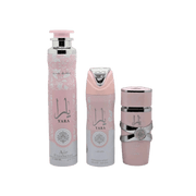 Lattafa Yara 3-Piece Gift Set mit cremigen Yara-Düften