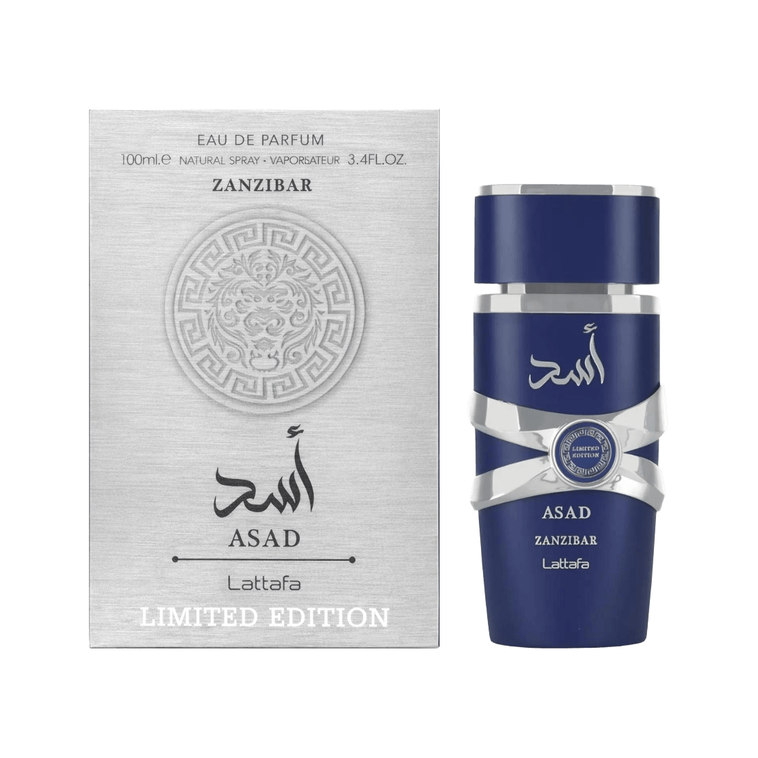 Lattafa Asad Zanzibar Limited Edition würzig-frisch mit Cashmeran, Zimt und Seife