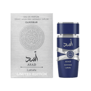 Lattafa Asad Zanzibar Limited Edition würzig-frisch mit Cashmeran, Zimt und Seife