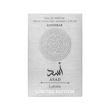 Lattafa Asad Zanzibar Limited Edition Herrenduft mit Amber, Sandelholz und Tonka