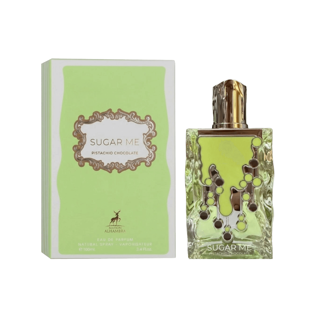 Maison Alhambra Sugar Me Pistachio Chocolate gourmand süß mit nussiger Wärme