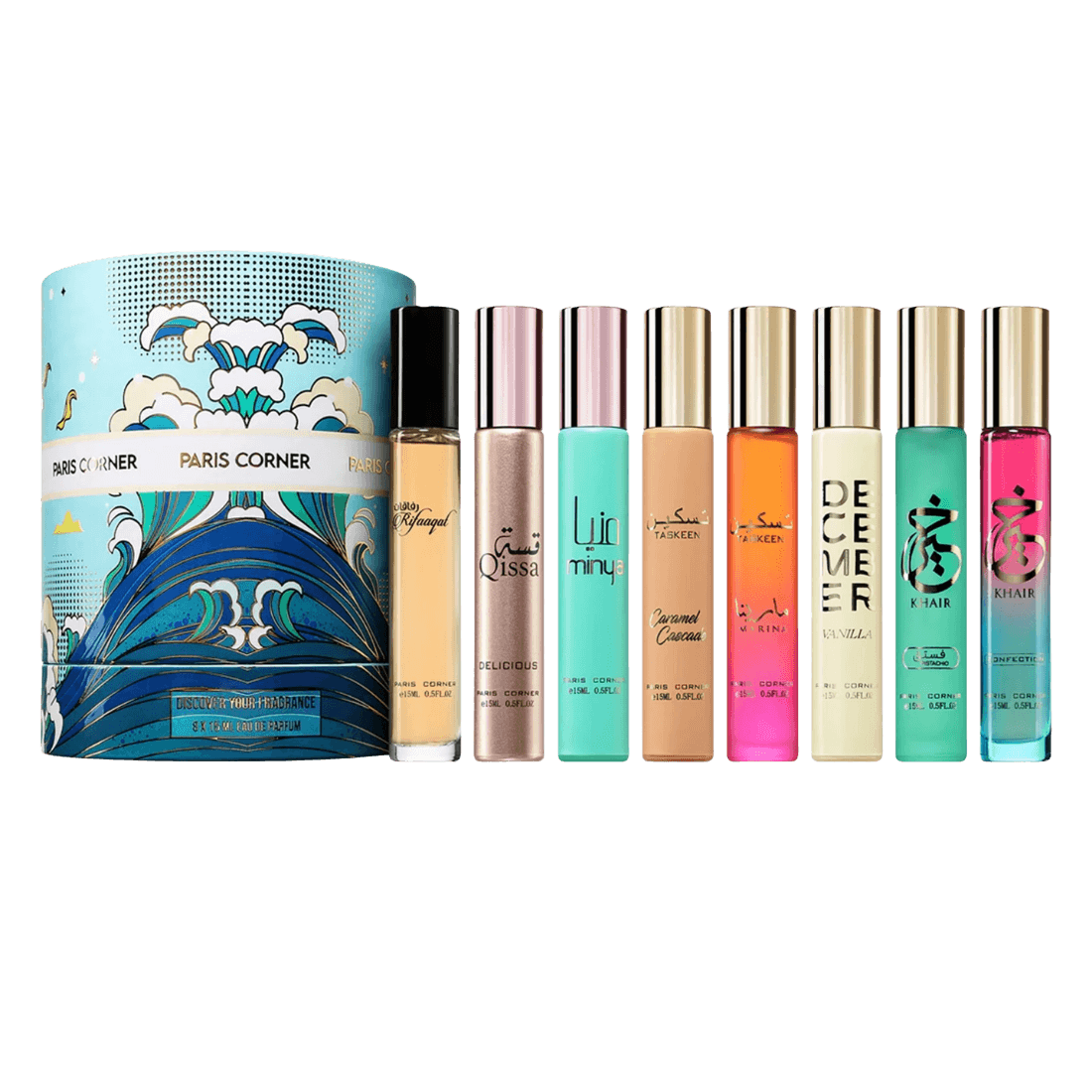 Paris Corner Discovery Set Unisex-Parfums mit süßen und holzigen Profilen