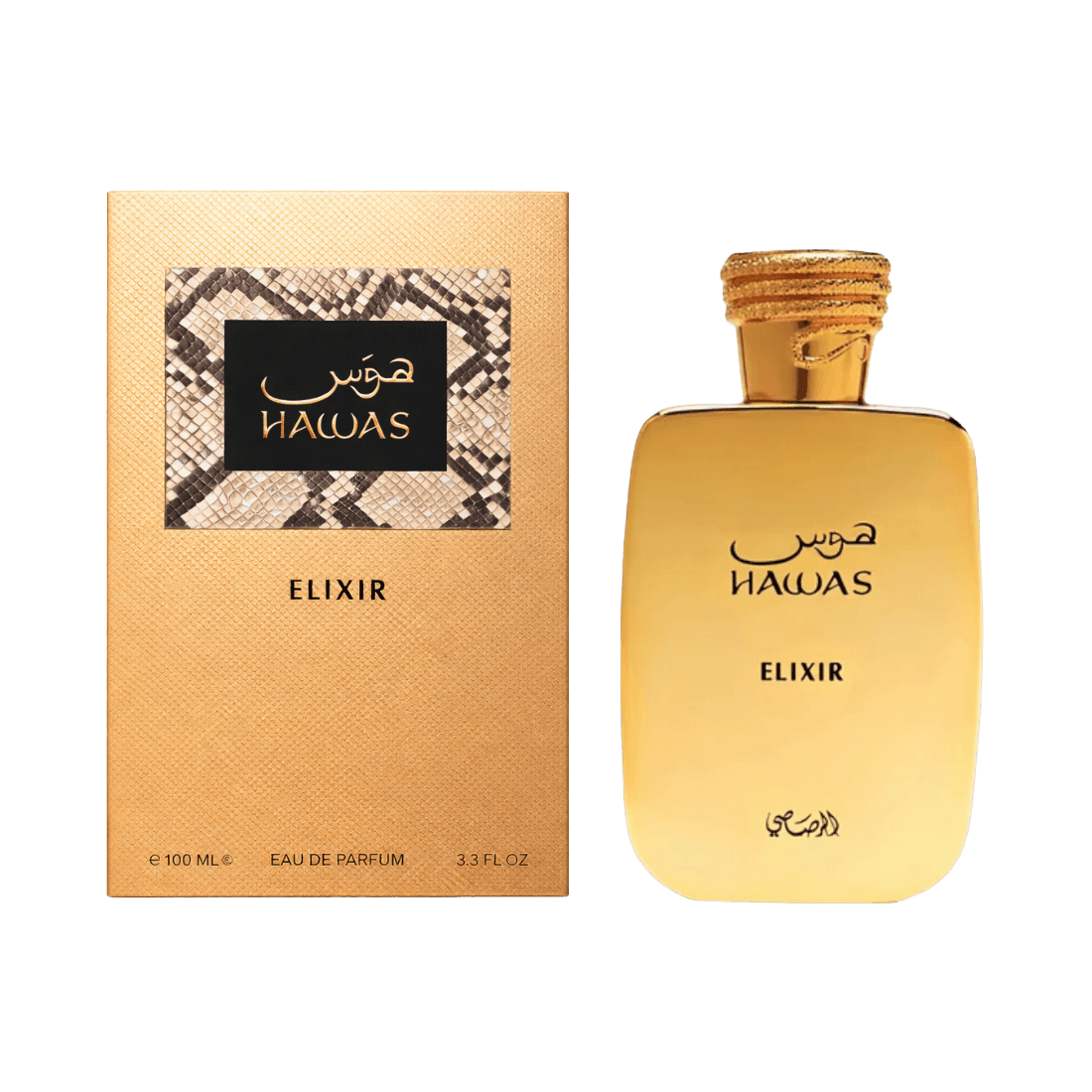 Rasasi Hawas Elixir intensiver Herrenduft mit Amber, Holz und Moschus
