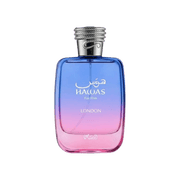 Rasasi Hawas London mit Birne, Safran und Amber als Unisex-Parfum