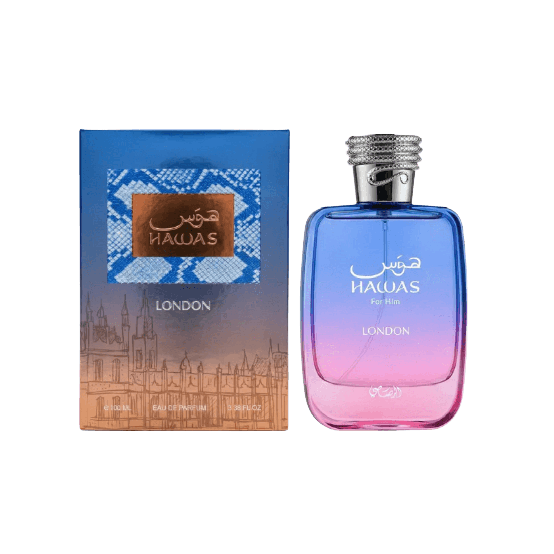 Rasasi Hawas London orientalisch-holzig mit Rose, Weihrauch und Vanille