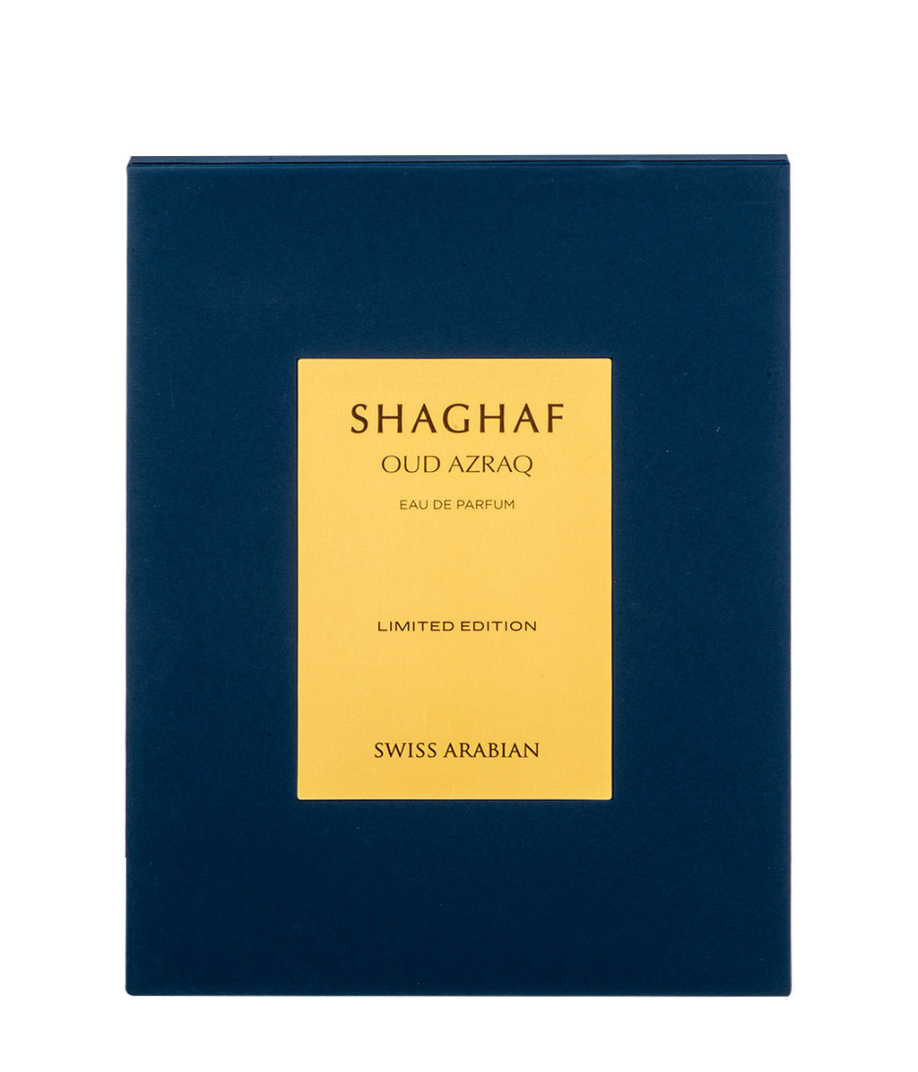 Swiss Arabian Shaghaf Oud Azraq arabisches Parfum mit Oud, Honig und Gewürzen