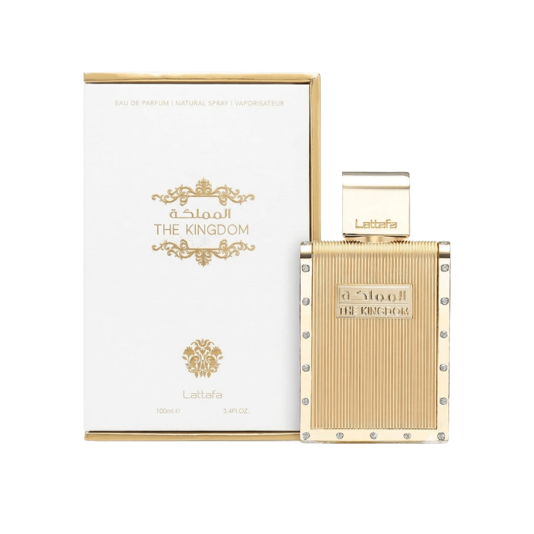 Lattafa The Kingdom Men Herrenduft mit Tabak, Vanille und Benzoin