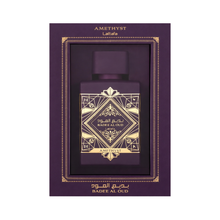 Lattafa Badee Al Oud Amethyst arabisches Parfum mit Amber und dunklem Holz